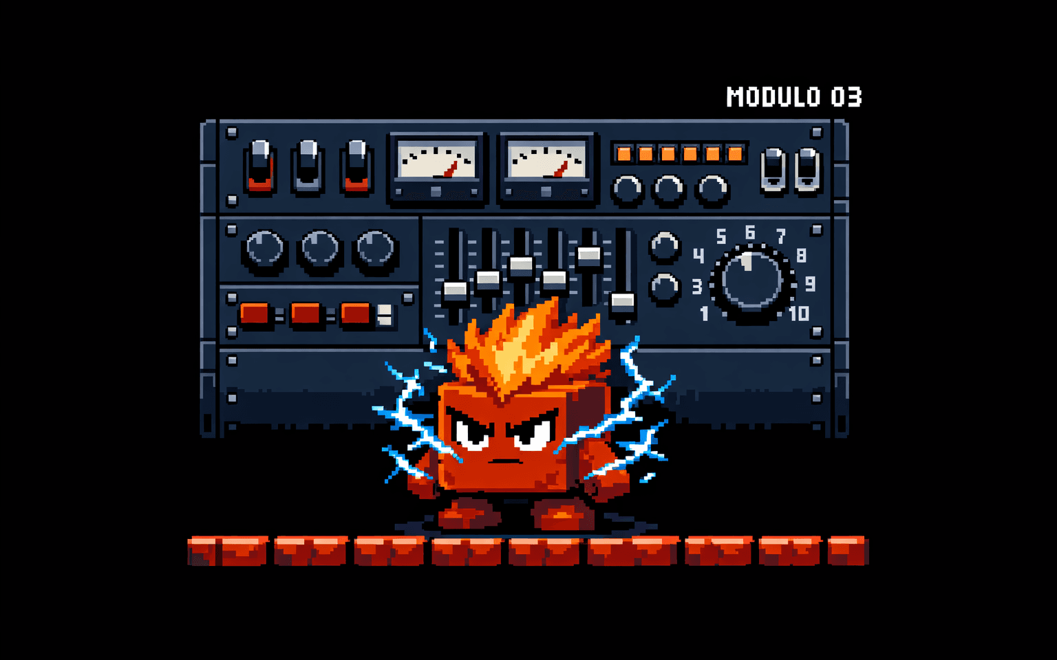16-bit pixel art of module 03: Full Configuration